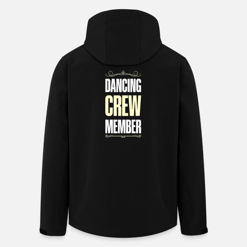 Dancing Crew - Recycelte Männer Softshell-Jacke von Stanley/Stella - Schwarz