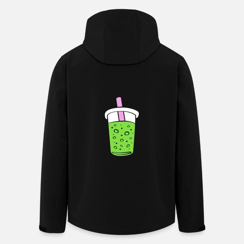 Matcha - Recycelte Männer Softshell-Jacke von Stanley/Stella - Schwarz