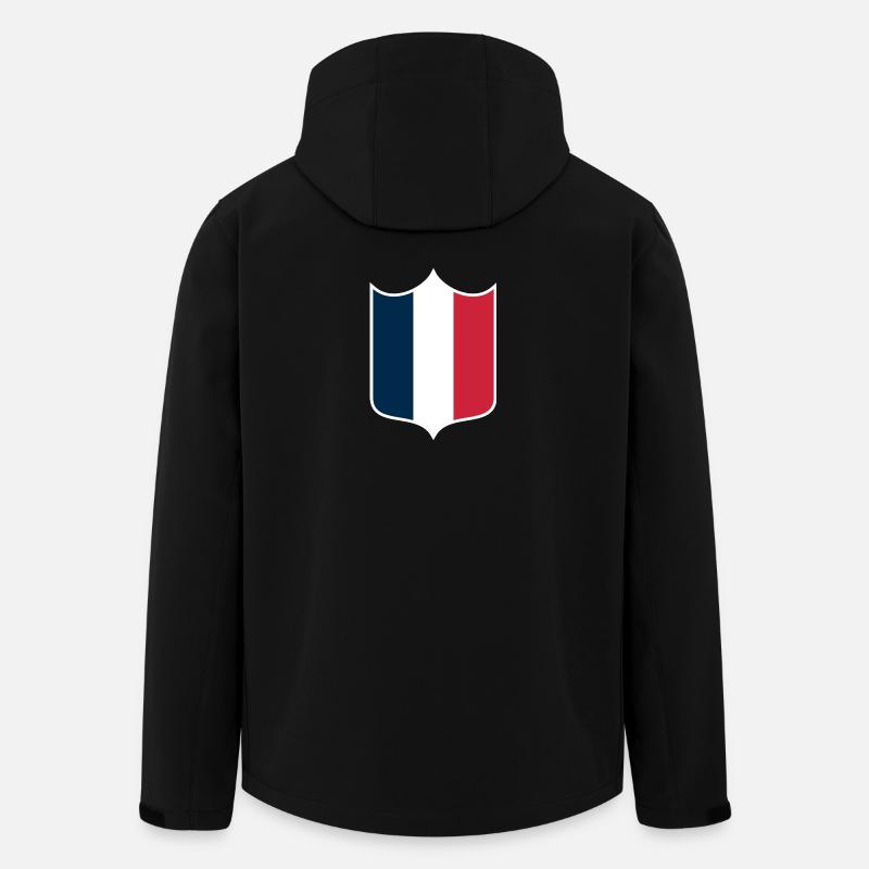 France - Men’s Recycled Softshell Jacket by Stanley/Stella - black