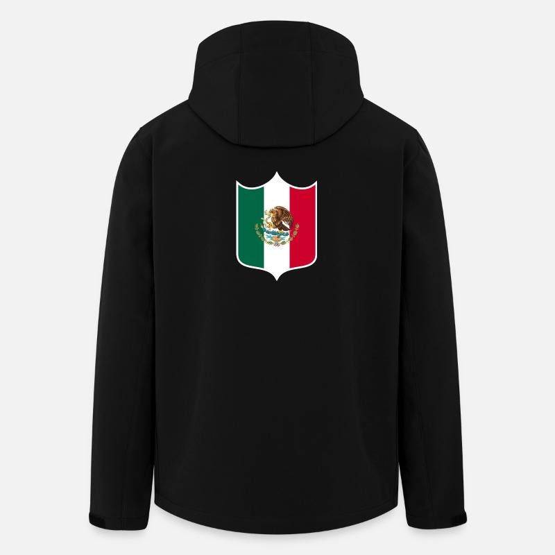 Mexico - Men’s Recycled Softshell Jacket by Stanley/Stella - black