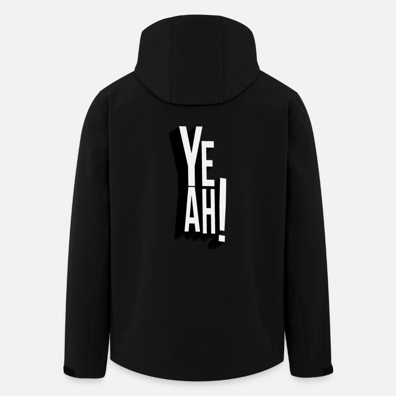 yeah - Veste softshell homme en polyester recyclé Stanley/Stella - noir