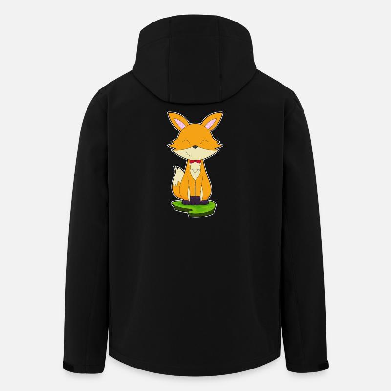 Renard Gentleman noeud papillon - Veste softshell homme en polyester recyclé Stanley/Stella - noir