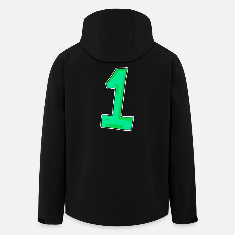 1 vert - Veste softshell homme en polyester recyclé Stanley/Stella - noir