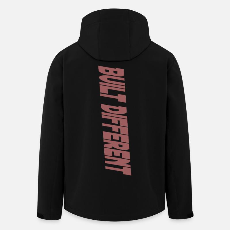 Construit différemment - Veste softshell homme en polyester recyclé Stanley/Stella - noir