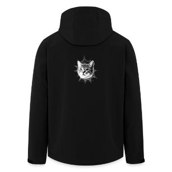 Design super cadeau miaou - Veste softshell homme en polyester recyclé Stanley/Stella - noir - Dos - AI Model Male 185 light (185cm)