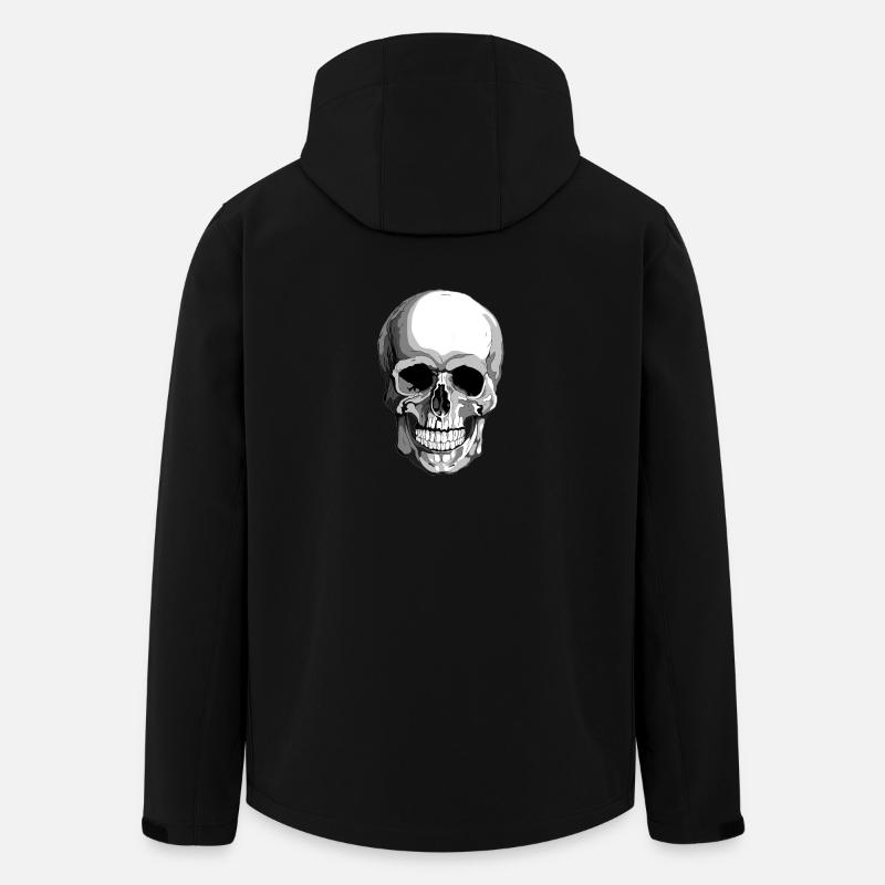 Schädel - Recycelte Männer Softshell-Jacke von Stanley/Stella - Schwarz