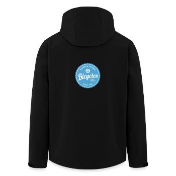 Modern and Vintage Bicycles - Recycelte Männer Softshell-Jacke von Stanley/Stella - Schwarz - Hinten - AI Model Male 185 light (185cm)