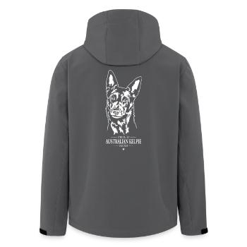 Australian Kelpie Mom Hütehunde Hunde Wilsigns - Recycelte Männer Softshell-Jacke von Stanley/Stella - Schwarz - Hinten - AI Model Male 185 light (185cm)