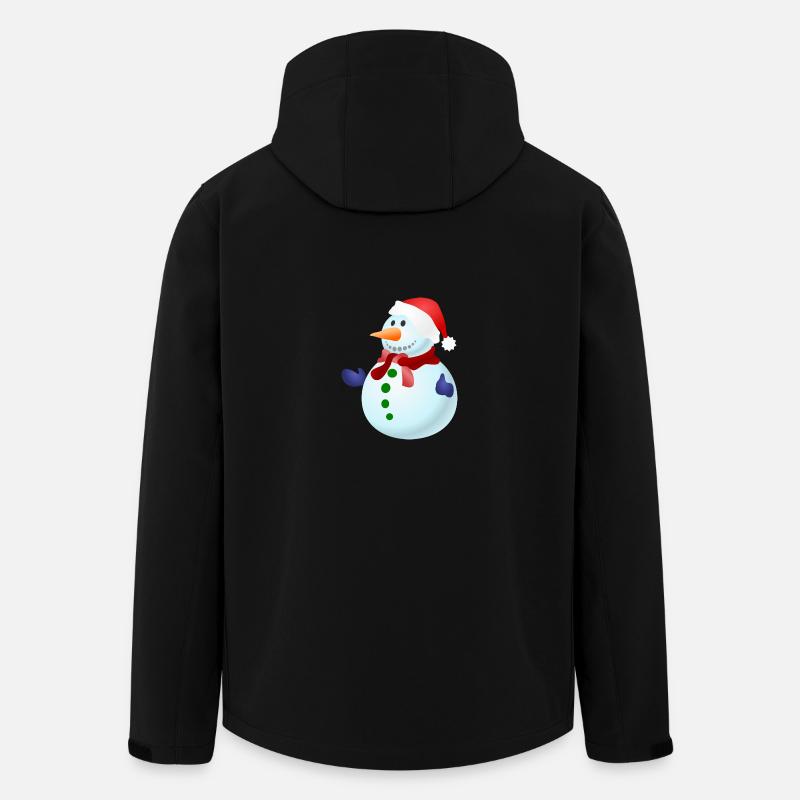 SCHNEEMANN - Recycelte Männer Softshell-Jacke von Stanley/Stella - Schwarz
