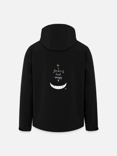 Alice crazy cat - Men’s Recycled Softshell Jacket by Stanley/Stella - black