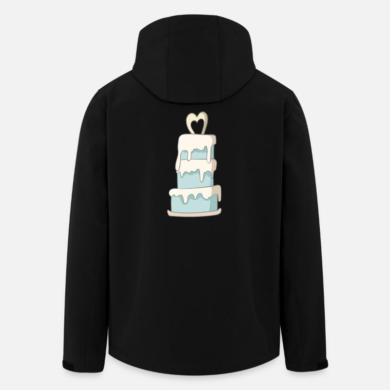 Hochzeitstorte - Recycelte Männer Softshell-Jacke von Stanley/Stella - Schwarz