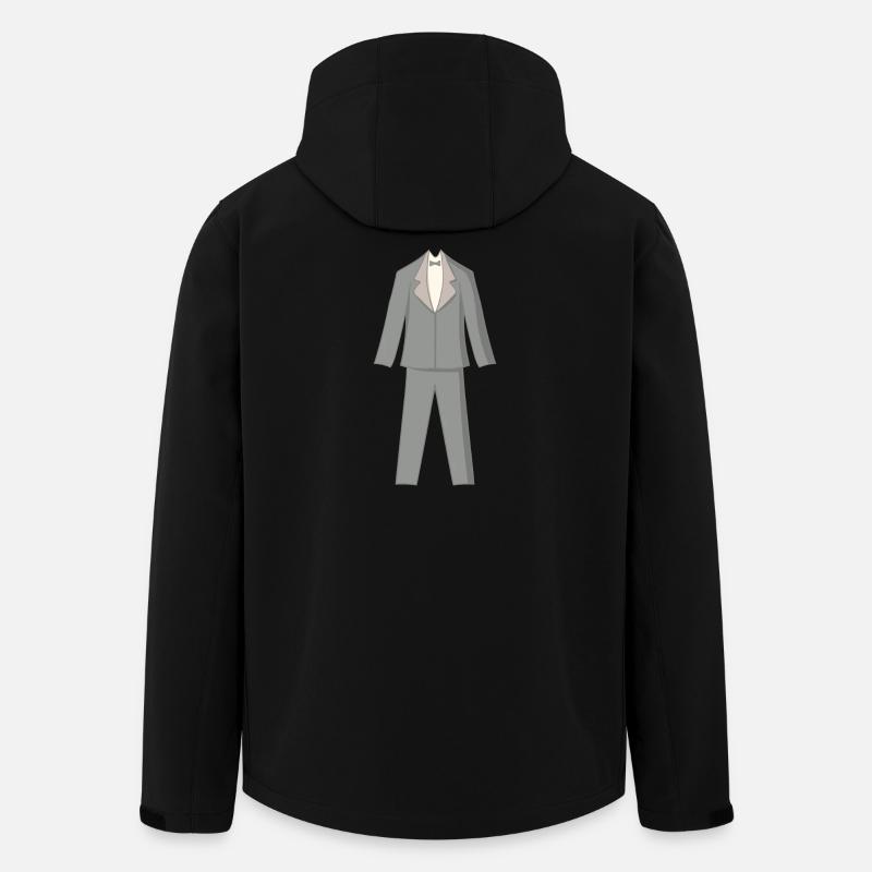 suit - Men’s Recycled Softshell Jacket by Stanley/Stella - black