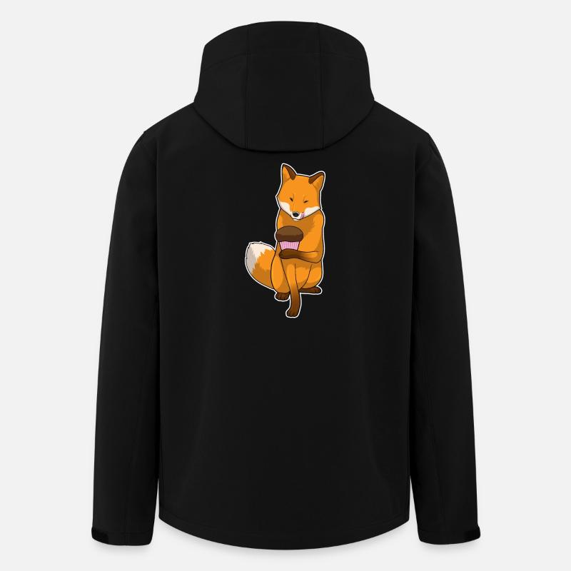 Fox Muffin - Men’s Recycled Softshell Jacket by Stanley/Stella - black