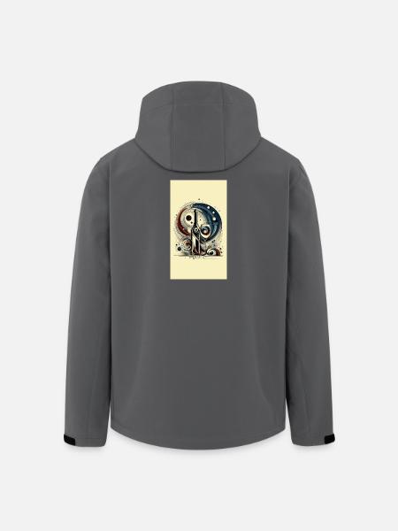 Vin 1 1 - Veste softshell homme en polyester recyclé Stanley/Stella - noir