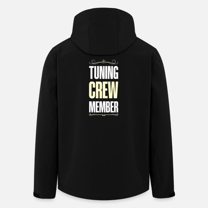 Tuning Crew - Recycelte Männer Softshell-Jacke von Stanley/Stella - Schwarz