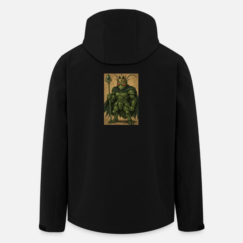 Crypto Grenouille - Veste softshell homme en polyester recyclé Stanley/Stella - noir