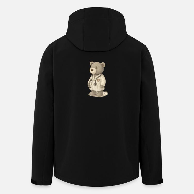 Lord Petzi Doktor - Recycelte Männer Softshell-Jacke von Stanley/Stella - Schwarz