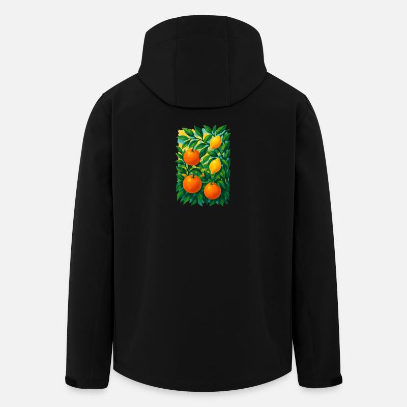 Rêve de Citrus Grove - Veste softshell homme en polyester recyclé Stanley/Stella - noir