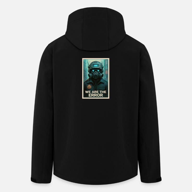 WIR SIND DER FEHLER - Recycelte Männer Softshell-Jacke von Stanley/Stella - Schwarz