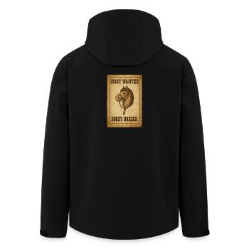 Most Wanted – Hobby Horsing Western Style - Men’s Recycled Softshell Jacket by Stanley/Stella - black - Back - AI Model Male 185 light (185cm)