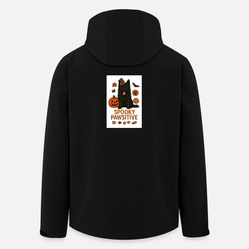 Spooky Pawsitive - Recycelte Männer Softshell-Jacke von Stanley/Stella - Schwarz