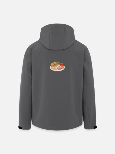 Herring with potatoes - Men’s Recycled Softshell Jacket by Stanley/Stella - black