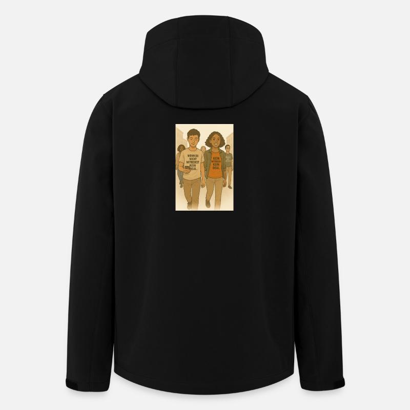 Have your say - Men’s Recycled Softshell Jacket by Stanley/Stella - black