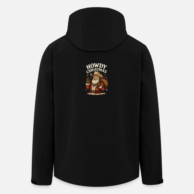 Howdy Christmas Western Santa - Recycelte Männer Softshell-Jacke von Stanley/Stella - Schwarz