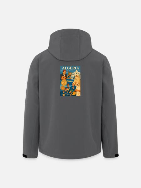 Design CASBAH ALGERIA - Men’s Recycled Softshell Jacket by Stanley/Stella - black