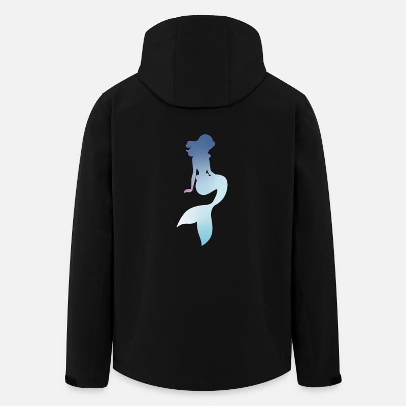 Meerjungfrau - Recycelte Männer Softshell-Jacke von Stanley/Stella - Schwarz
