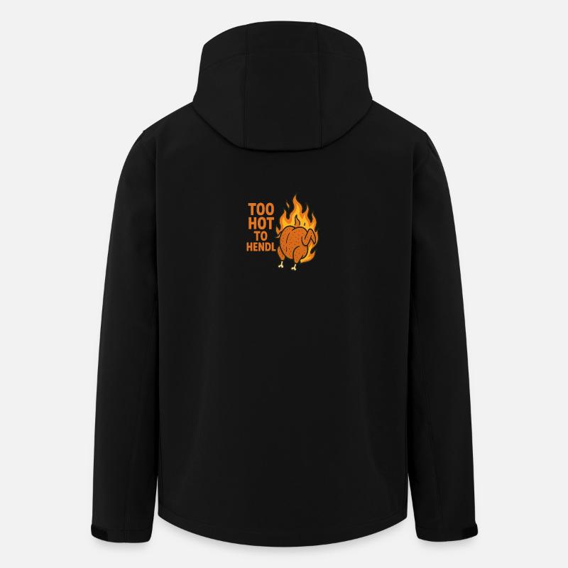 trop chaud pour être hendl - Veste softshell homme en polyester recyclé Stanley/Stella - noir