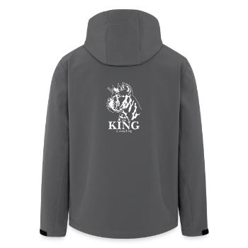 Cane Corso King of everything Dogs Dog Wilsigns - Men’s Recycled Softshell Jacket by Stanley/Stella - black - Back - AI Model Male 185 light (185cm)