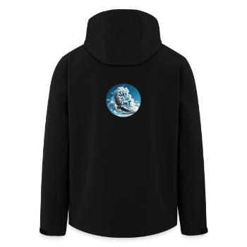 Le ciel est l’oiseau de limite - Veste softshell homme en polyester recyclé Stanley/Stella - noir - Dos - AI Model Male 185 light (185cm)