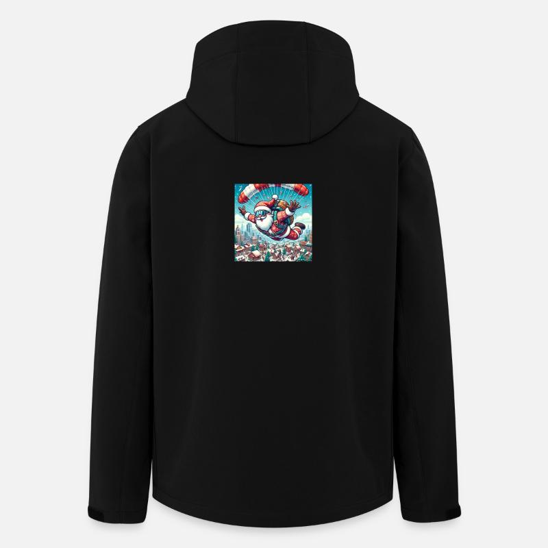 Design de Noël 11 - Veste softshell homme en polyester recyclé Stanley/Stella - noir