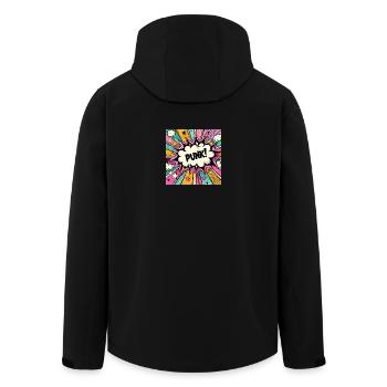 Punk 3 - Veste softshell homme en polyester recyclé Stanley/Stella - noir - Dos - AI Model Male 185 light (185cm)