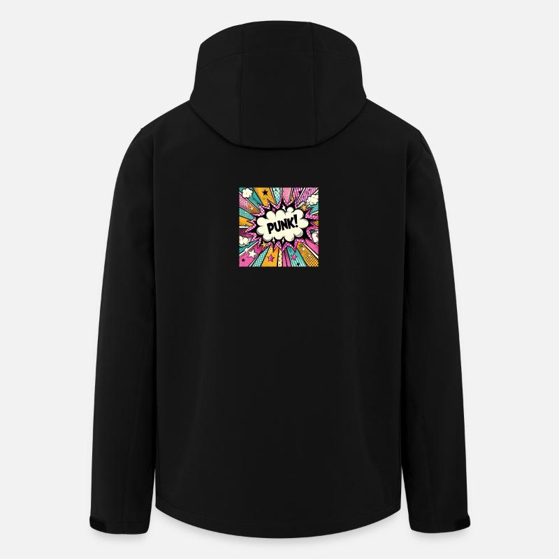 Punk 3 - Recycelte Männer Softshell-Jacke von Stanley/Stella - Schwarz