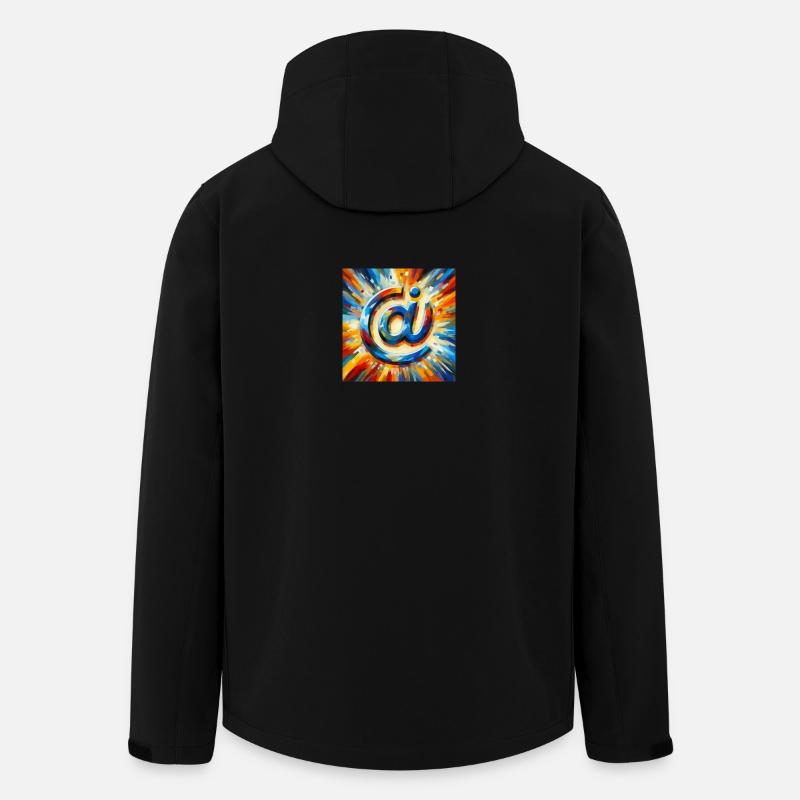 Symbol 8 - Recycelte Männer Softshell-Jacke von Stanley/Stella - Schwarz