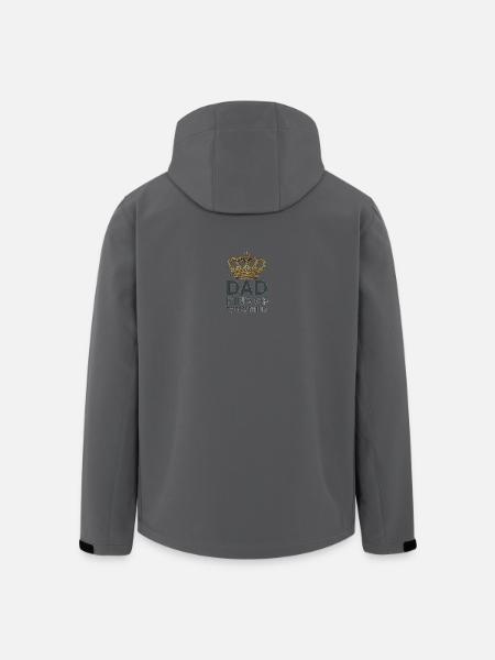 Dad King of Everything - Men’s Recycled Softshell Jacket by Stanley/Stella - black