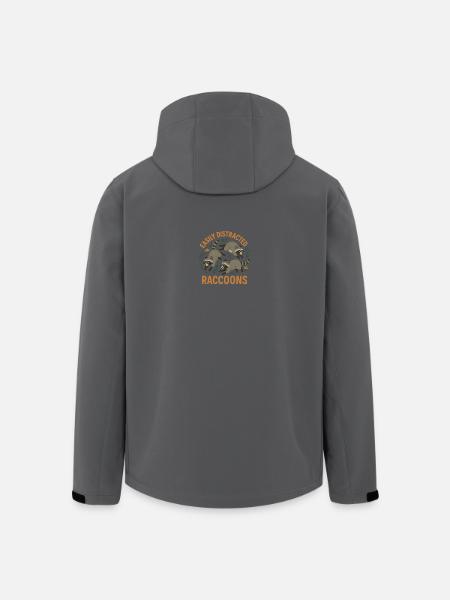 Équipe 🦝🔥🌲 du Camping Chaos - Veste softshell homme en polyester recyclé Stanley/Stella - noir