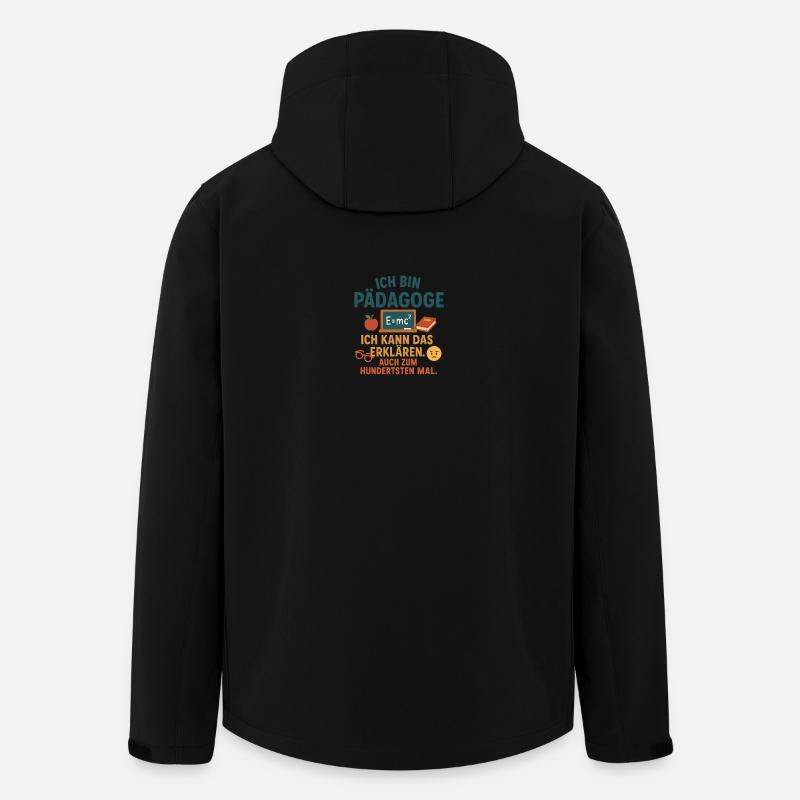Pädagoge- ich kann das erklären.  - Recycelte Männer Softshell-Jacke von Stanley/Stella - Schwarz