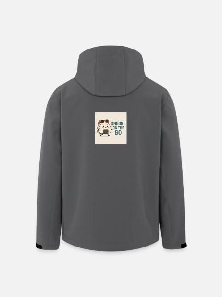 Onigiri on the Go - Men’s Recycled Softshell Jacket by Stanley/Stella - black