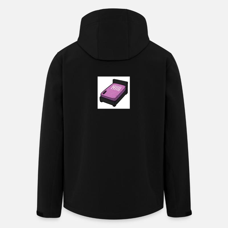 Alarme à court terme avec mode veille - Veste softshell homme en polyester recyclé Stanley/Stella - noir