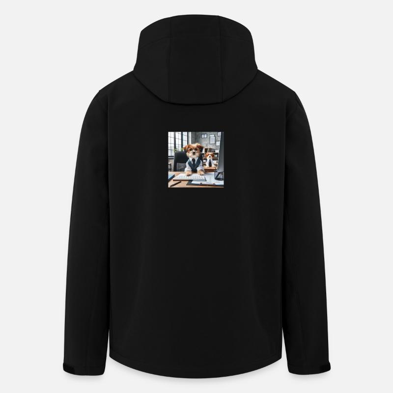 Professionelle Cosplay Hunde - Recycelte Männer Softshell-Jacke von Stanley/Stella - Schwarz