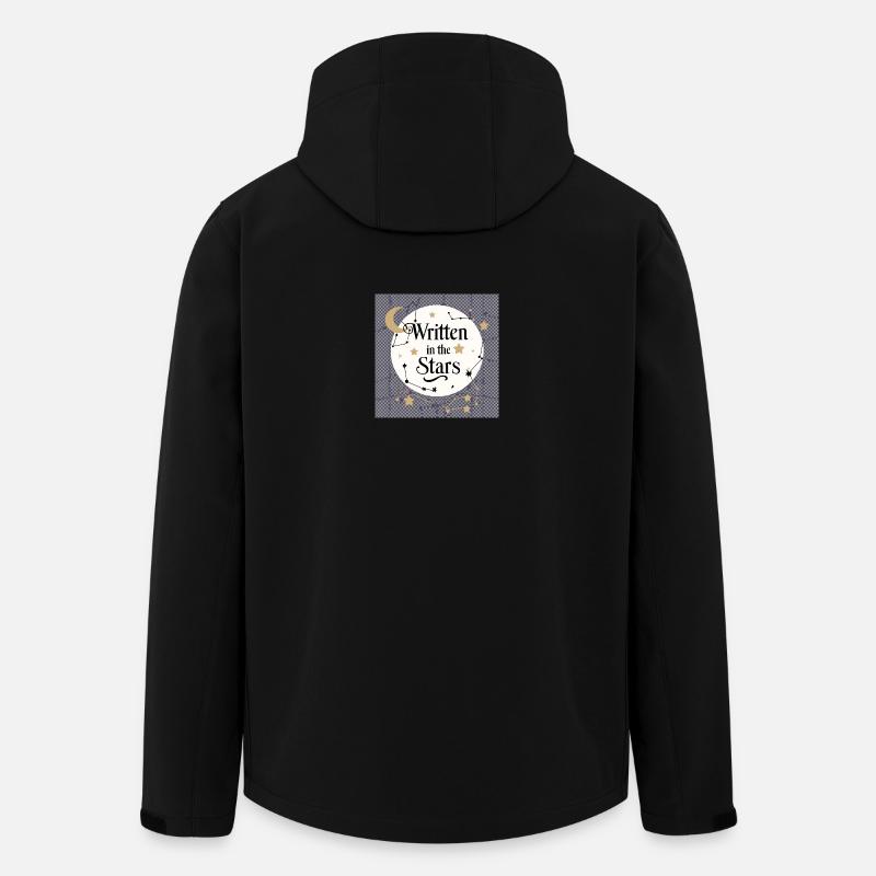 Écriture dans les étoiles - Veste softshell homme en polyester recyclé Stanley/Stella - noir