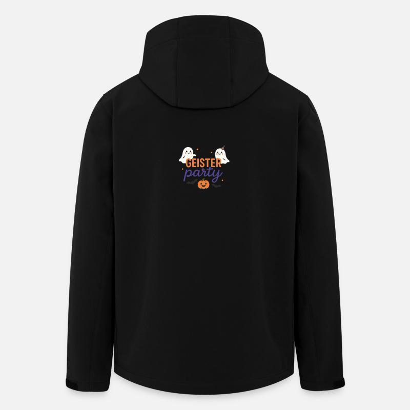 Halloweengeister Party Design - Recycelte Männer Softshell-Jacke von Stanley/Stella - Schwarz