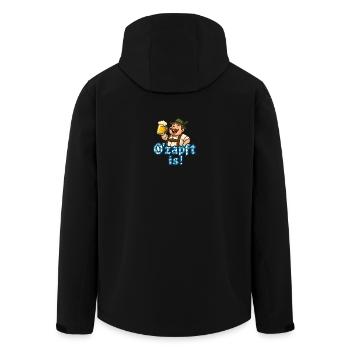 O’zapft is Volksfest, Lustiges Bayern & Bier Shirt - Recycelte Männer Softshell-Jacke von Stanley/Stella - Schwarz - Hinten - AI Model Male 185 light (185cm)