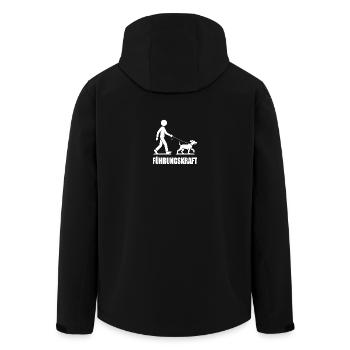 Chien de Leadership - Veste softshell homme en polyester recyclé Stanley/Stella - noir - Dos - AI Model Male 185 light (185cm)