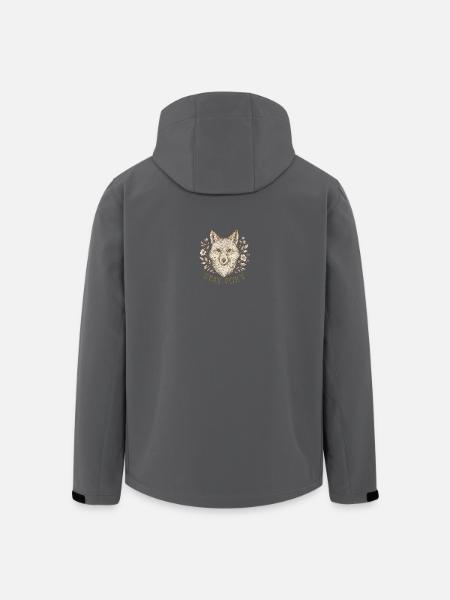 Stay Foxy – Wild & Stylish - Men’s Recycled Softshell Jacket by Stanley/Stella - black