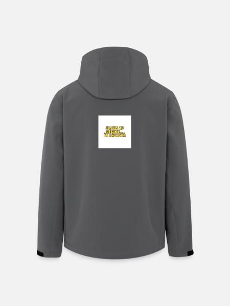 I'm on a humorous diet - Men’s Recycled Softshell Jacket by Stanley/Stella - black