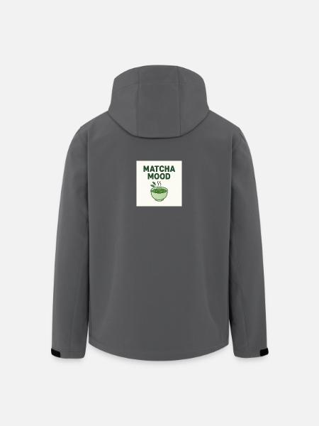 Matcha Mood - Men’s Recycled Softshell Jacket by Stanley/Stella - black